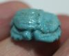 Picture of ANCIENT EGYPT. FAIENCE BUTTON SCARAB. 600 - 300 B.C