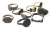 Picture of ANCIENT  ROMAN/BYZANTINE BRONZE RINGS, 400 - 1000 A.D   LOT OF 9