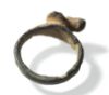 Picture of ANCIENT ROMAN  BRONZE RING. WITH ZEUS 200 A.D