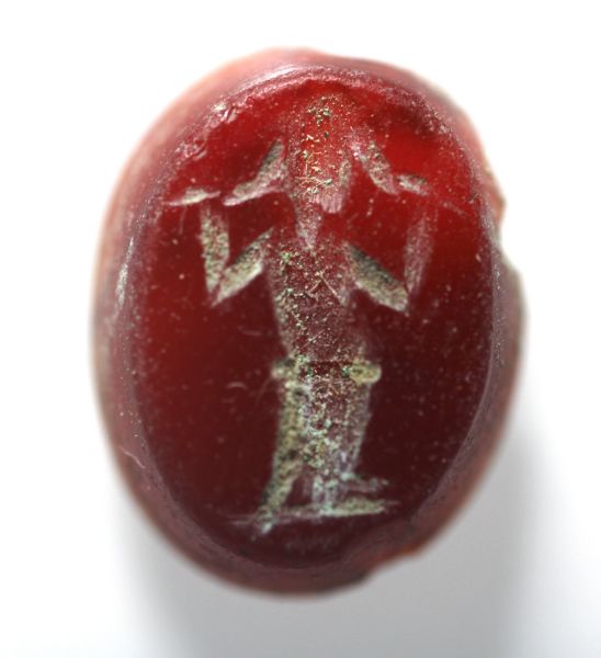 Picture of Roman Near East. 1st-3rd century AD. Red stone intaglio.