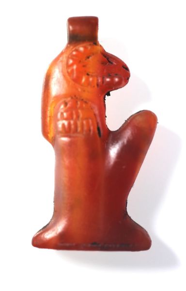 Picture of ANCIENT EGYPT. CARNELIAN STONE KHNUM AMULET .   13 CENTURY B.C - NEW KINGDOM