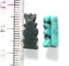 Picture of ANCIENT EGYPT. LOT OF 2 FAIENCE BES AMULETS. 600 - 300 B.C