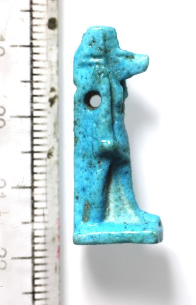 Picture of ANCIENT EGYPT. NICE  FAIENCE ANUBIS AMULET  .   600 - 300 B.C