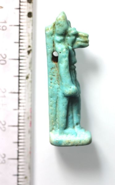 Picture of ANCIENT EGYPT. NICE  FAIENCE ANUBIS AMULET  .   600 - 300 B.C