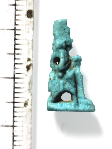 Picture of ANCIENT EGYPT. NICE  FAIENCE ISIS NURSING HORUS AMULET  .   600 - 300 B.C