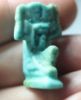 Picture of ANCIENT EGYPT. NICE  LARGE FAIENCE SHU AMULET  .   600 - 300 B.C