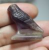 Picture of ANCIENT EGYPT.  LARGE AMETHYST HORUS AMULET. 1250 B.C