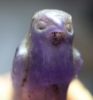 Picture of ANCIENT EGYPT.  LARGE AMETHYST HORUS AMULET. 1250 B.C