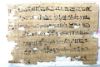 Picture of ANCIENT EGYPT.  HIERATIC PAPYRUS MANUSCRIPT. 600 - 300 B.C