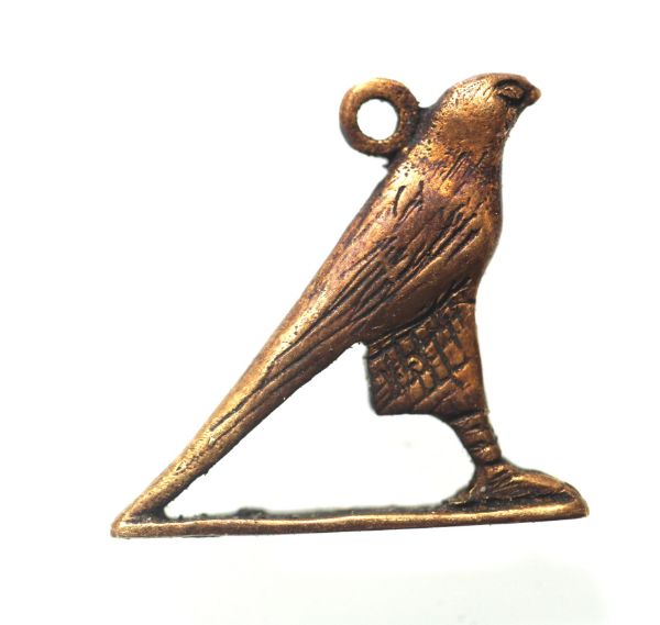 Picture of ANCIENT EGYPT. NEW KINGDOM  GOLD HORUS (FALCON) AMULET . 1250 B.C