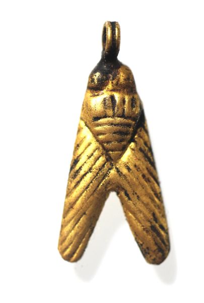 Picture of ANCIENT EGYPT. NEW KINGDOM  GOLD FLY AMULET . 1250 B.C