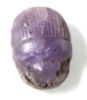 Picture of ANCIENT EGYPT. LARGE AMETHYST SCARAB . WITH THE NAME OF THUTMOSES II (4TH PHAROE OF THE 18TH DYNASTY). 15TH CENTURY B.C