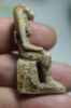 Picture of ANCIENT EGYPT.  LARGE FAIENCE BASTET AMULET . 600 - 300 B.C