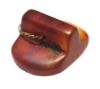 Picture of ANCIENT EGYPT CARNELIAN SEAL AMULET WITH IT'S GOLD RING. 1250 B.C.  AMENHOTEP III'S NAME