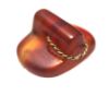 Picture of ANCIENT EGYPT CARNELIAN SEAL AMULET WITH IT'S GOLD RING. 1250 B.C.  AMENHOTEP III'S NAME