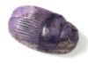 Picture of ANCIENT EGYPT. LARGE AMETHYST SCARAB . WITH THE NAME OF THUTMOSES IV (6TH PHAROE OF THE 18TH DYNASTY). 1450 B.C