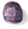 Picture of ANCIENT EGYPT. LARGE AMETHYST SCARAB . WITH THE NAME OF THUTMOSES IV (6TH PHAROE OF THE 18TH DYNASTY). 1450 B.C