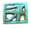 Picture of ANCIENT EGYPT-  FAIENCE EYE OF HORUS AMULET. 600 - 300 B.C