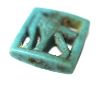 Picture of ANCIENT EGYPT-  FAIENCE EYE OF HORUS AMULET. 600 - 300 B.C