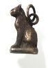 Picture of ANCIENT EGYPT. NEW KINGDOM ELECTRUM / SILVER CAT AMULET. 1250 B.C