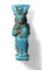 Picture of ANCIENT EGYPT. FAIENCE AMULET OF ISIS NURSING BABY HORUS. 600 - 300 B.C  BEAUTIFUL COLOUR AND DETAILS. 