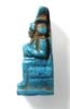 Picture of ANCIENT EGYPT. FAIENCE AMULET OF ISIS NURSING BABY HORUS. 600 - 300 B.C  BEAUTIFUL COLOUR AND DETAILS. 