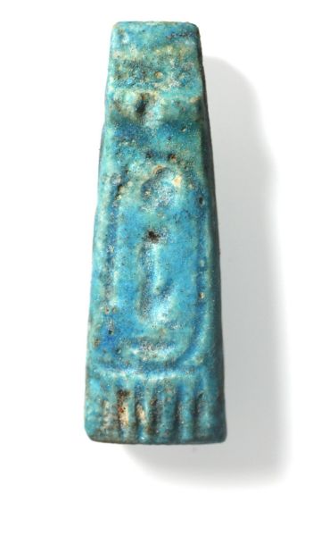 Picture of ANCIENT EGYPT. FAIENCE AMULET . ROYAL CARTOUCHE . 600 - 300 B.C