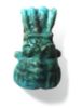 Picture of ANCIENT EGYPT. FAIENCE AMULET . OF BES . 600 - 300 B.C