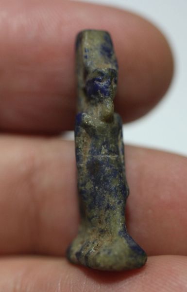 Picture of ANCIENT EGYPT. NEW KINGDOM LAPIS LAZULI AMULET. 1250 B.C