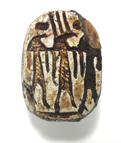 Picture of ANCIENT EGYPT. NEW KINGDOM LARGE STONE SCARAB  . 1250 B.C