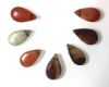 Picture of ANCIENT EGYPT. NEW KINGDOM STONE TEAR DROP SHAPED BEADS  . 1250 B.C