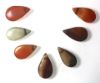 Picture of ANCIENT EGYPT. NEW KINGDOM STONE TEAR DROP SHAPED BEADS  . 1250 B.C