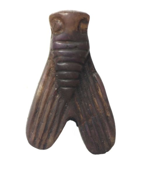 Picture of ANCIENT EGYPT. NEW KINGDOM AMETHYST FLY AMULET . 1250 B.C