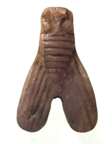 Picture of ANCIENT EGYPT. NEW KINGDOM AMETHYST FLY AMULET . 1250 B.C