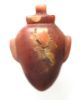 Picture of ANCIENT EGYPT. LARGE CARNELIAN HEART AMULET WITH AN IBIS. 1250 B.C. NEW KINGDOM