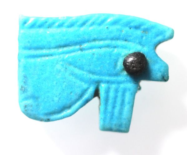 Picture of ANCIENT EGYPT. FAIENCE EYE OF HORUS AMUET. 600 - 300 B.C