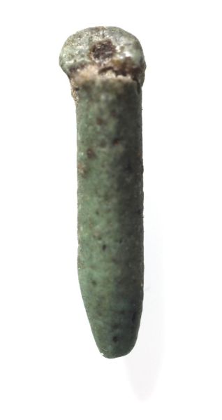 Picture of  ANCIENT EGYPT.  FAIENCE PAPYRUS SCEPTRE AMULET. 600 - 300 B.C