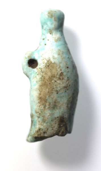 Picture of ANCIENT EGYPT, NICE FAIENCE CROWN OF UPPER EGYPT AMULET . 600 - 300 B.C