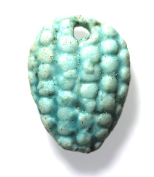 Picture of ANCIENT EGYPT, NICE FAIENCE GRAPES BUNCH AMULET . 600 - 300 B.C