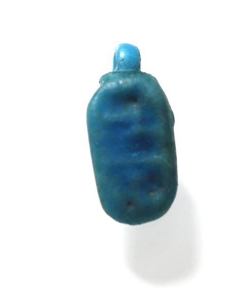 Picture of ANCIENT EGYPT. TIME OF TUTANKHAMUN FAIENCE  AMULET. TRACES OF CARTOUCHE 1450 B.C