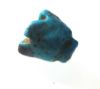 Picture of ANCIENT EGYPT. TIME OF TUTANKHAMUN FAIENCE  AMULET. LOTUS FLOWER.  1450 B.C