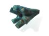 Picture of ANCIENT EGYPT. TIME OF TUTANKHAMUN FAIENCE  AMULET. LOTUS FLOWER.  1450 B.C