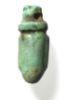 Picture of ANCIENT EGYPT.  FAIENCE HEART AMULET. 600 - 300 B.C