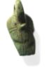 Picture of ANCIENT  EGYPT. STONE AMULET. DUCK. 600 - 300 B.C  GLAZED STONE. 