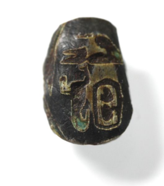 Picture of ANCIENT EGYPT. STONE SCARAB. NEW KINGDOM. 1400 - 1250 B.C