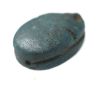 Picture of ANCIENT EGYPT. EGYPTIAN BLUE FAIENCE SCARAB. NEW KINGDOM. 1400 - 1250 B.C