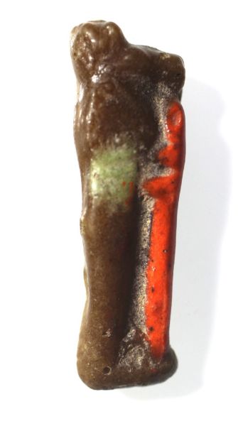 Picture of ANCIENT EGYPT. GLASS AMULET OF ANUBIS. 600 - 300 B.C