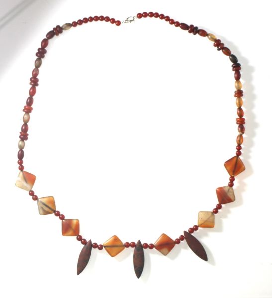 Picture of ANCIENT EGYPT. BEAUTIFUL NEW KINGDOM STONE BEADS NECKLACE. 1250 B.C