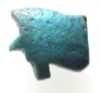 Picture of ANCIENT EGYPT. FAIENCE EYE OF HORUS AMULET. 600 - 300 B.C