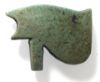 Picture of ANCIENT EGYPT. FAIENCE EYE OF HORUS AMULET. 600 - 300 B.C